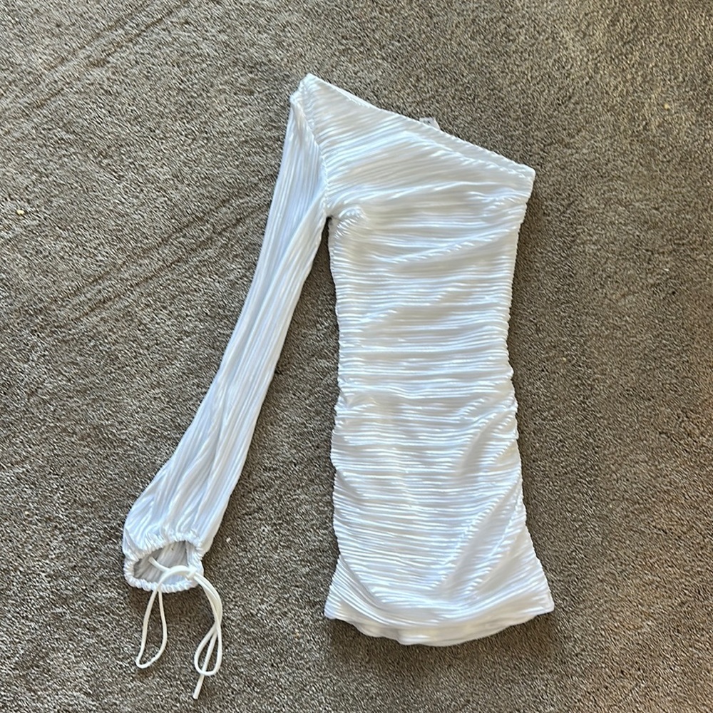 Lucy in the Sky One Shoulder Rouched Dress